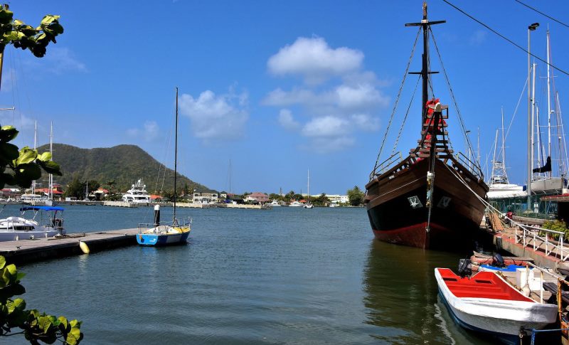 Яхтенный маршрут по Карибским островам с Мартиника