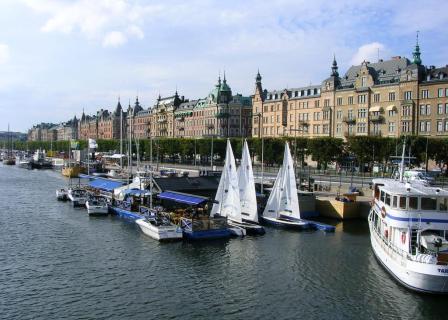 Маршрут на яхте по Швеции из Стокгольма